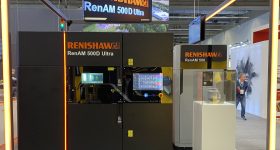 The new RenAM 500D Ultra 3D printer from Renishaw at Formnext 2024. Photo by 3D Printing Industry.