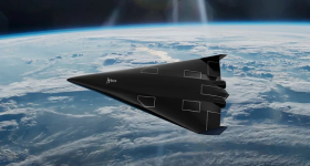 A digital rendering of POLARIS Spaceplanes future aerospike-powered vehicle. Image via POLARIS Spaceplanes.