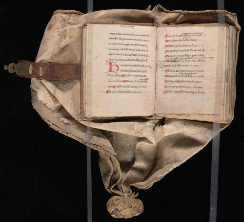 Medieval book transport
You are looking at two ‘wraps’ (top), the outside and inside of a box (middle), and a leather satchel (bottom). What they share is not just their old age (they are all medieval), but also the purpose for which they were made:...