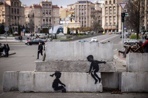 ak47:
“Banksy confirms seven new murals in Ukraine - CNN Style
”