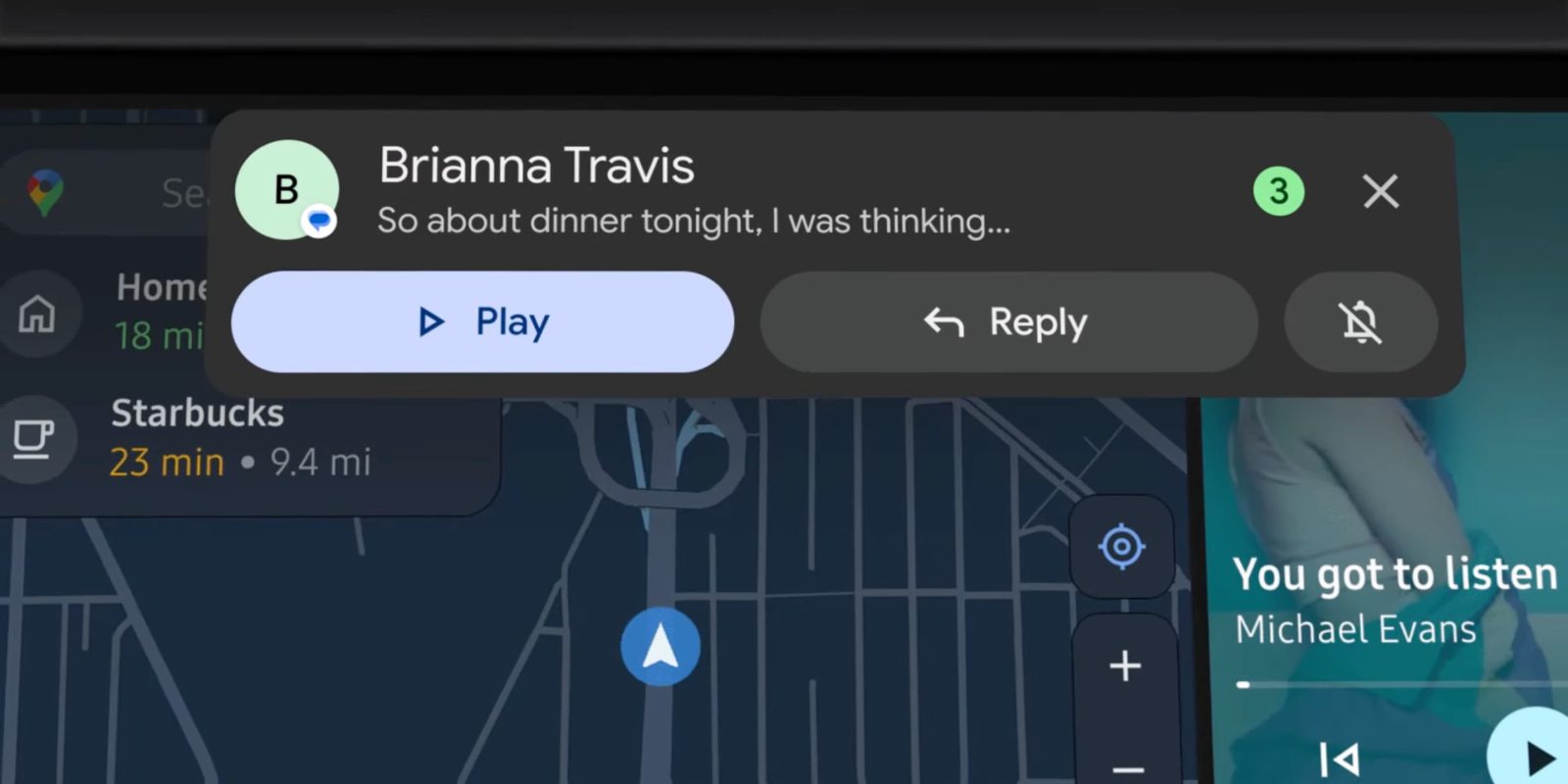 Android Auto AI message summaries