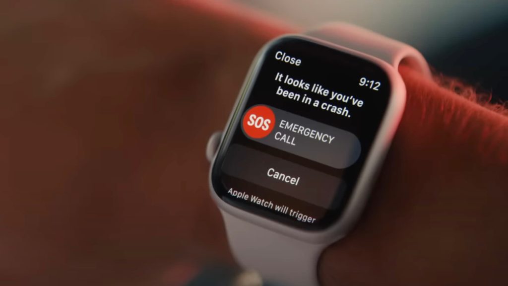 apple watch crash detection