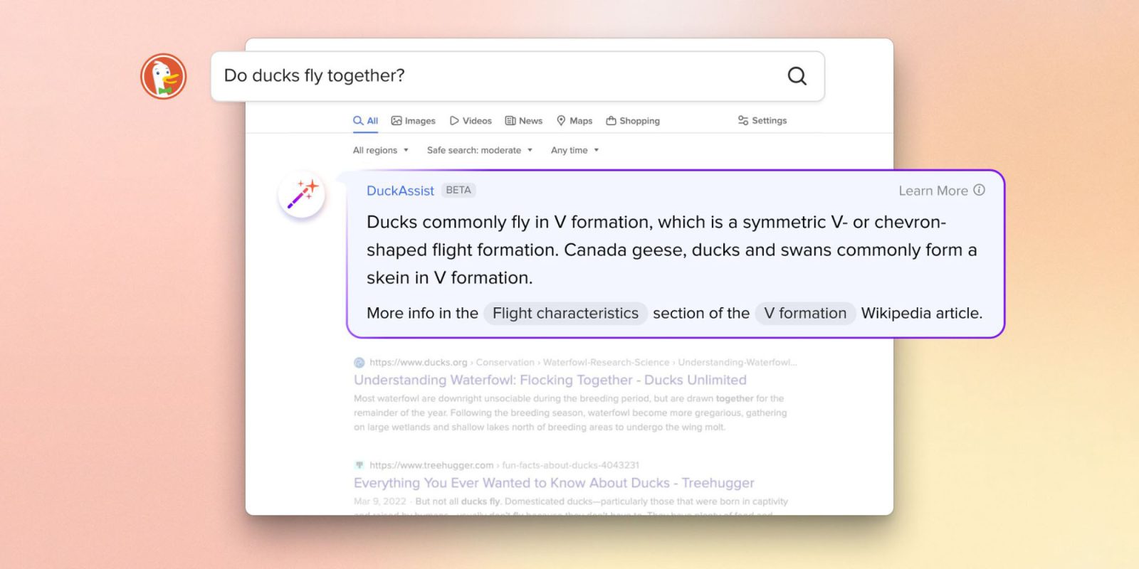 DuckDuckGo DuckAssist