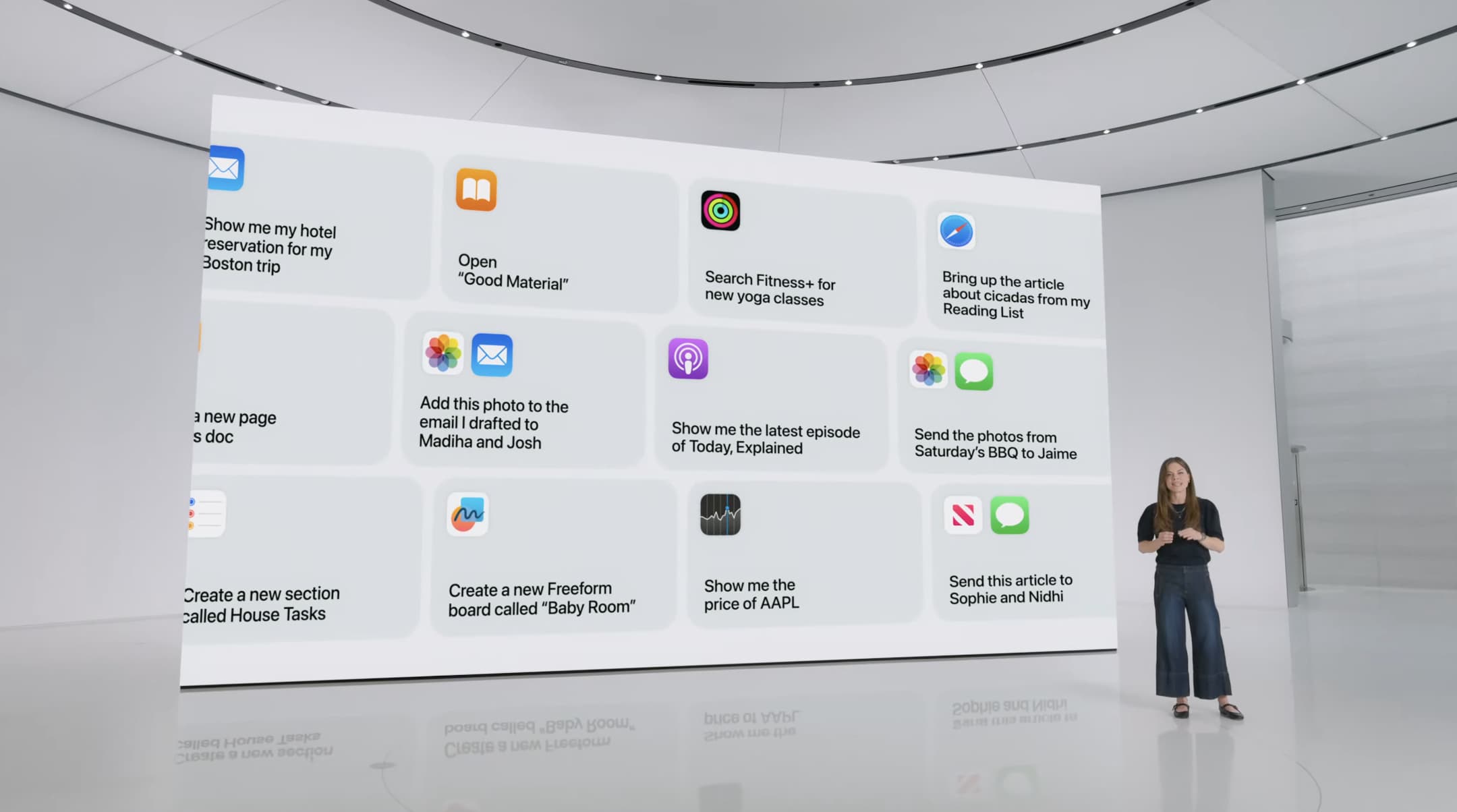 Siri iOS 18 in-app actions Apple Intelligence's