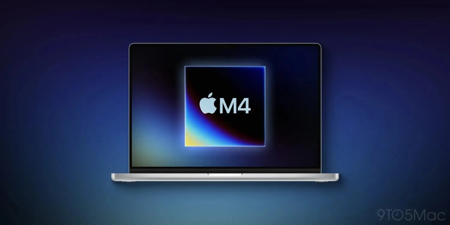 M4 MacBook Pro production appears well underway | Render of MacBook with M4 chip