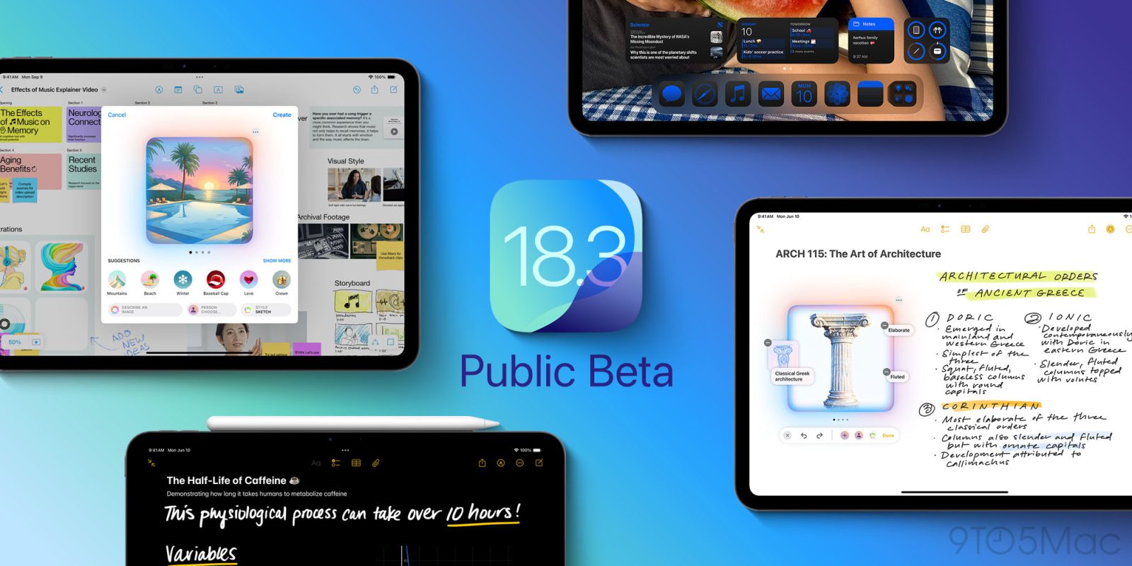 iPadOS 18.3 public beta