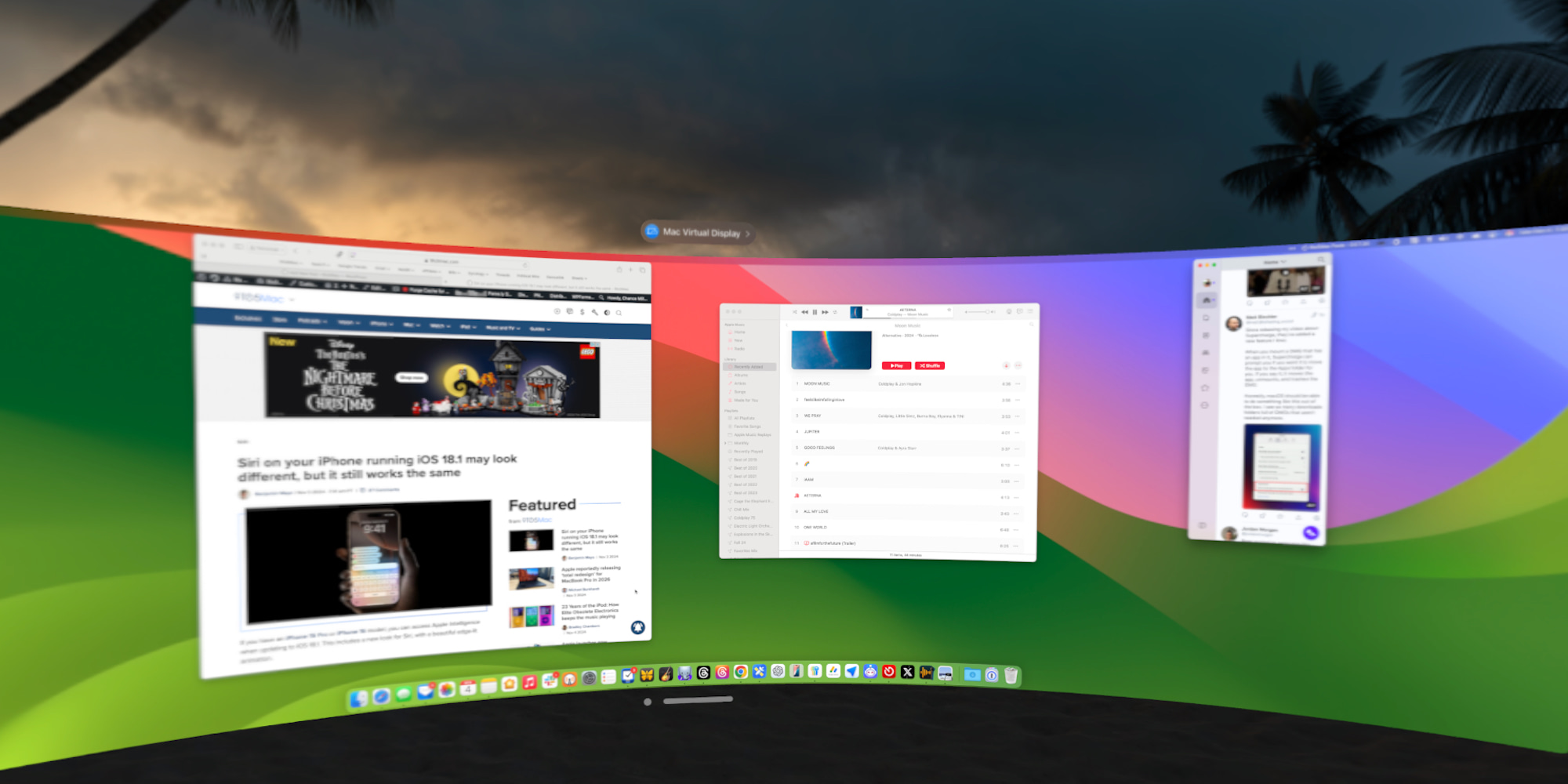 visionOS 2.2 Mac Virtual Display Ultrawide