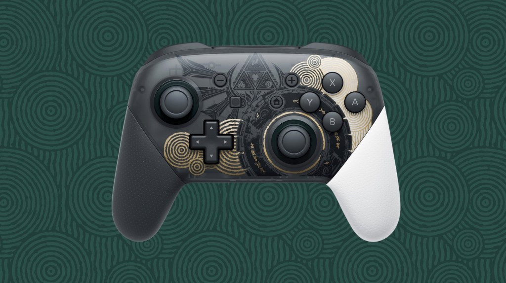 Zelda Tears of Kingdom OLED Switch-Pro Controller