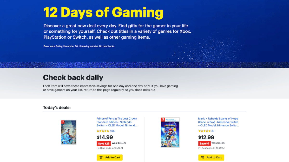 Best Buy has now kicked off its annual 12 Days of Gaming sale-01