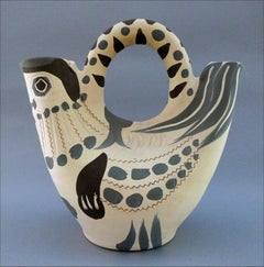 Pichet espagnol (A.R. 244), Ceramic Stamped 'Edition Picasso/Madoura Plein Feu'