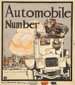 Collier's Weekly Cover, numéro d'automobile