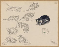 Sketch of Kittens, 1919