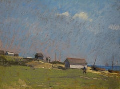 « Baraques » ( près de Deal, Angleterre)  Pastel   24 x 32 cm   1910 