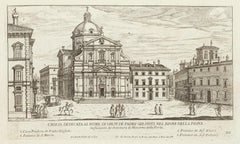 Chiesa del Gesù di Roma - Radierung von Giovambattista Falda - 1665