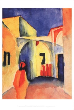 August Macke 'The Casbah' 2010- Offset Lithograph