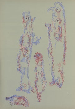 "Les chiens ont soif" lithograph