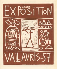 "Exposition Vallauris" lithograph poster