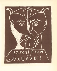 "Exposition Vallauris" lithograph poster