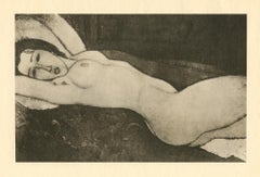 (after) Amedeo Modigliani "Femme endormie"