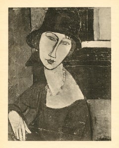 (after) Amedeo Modigliani "La femme de l'Artiste"