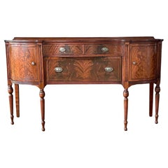 Antique Federal Style Mahogany Sideboard Server