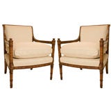 Pair of Regency Style Painted Armchairs designed by William Haines