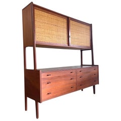 Hans Wegner Danish Mid Century Modern Credenza and Hutch