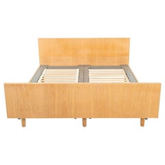 1960s Hans Wegner for Getama Bed Frame in Oak with Headboard and Foodboard