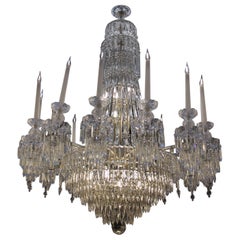 A Eight Light Regency Chandelier