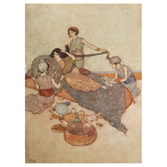 Original Vintage Print by Edmund Dulac, C.1930