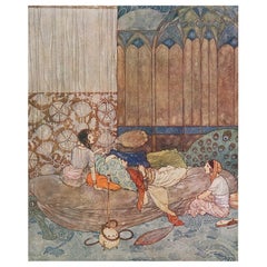 Original Vintage Print by Edmund Dulac, C.1930