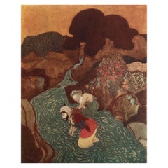 Original Vintage Print by Edmund Dulac, C.1930