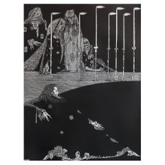 Original Vintage Print by Harry Clarke From Poe's "Mystery And Imagination" 1935