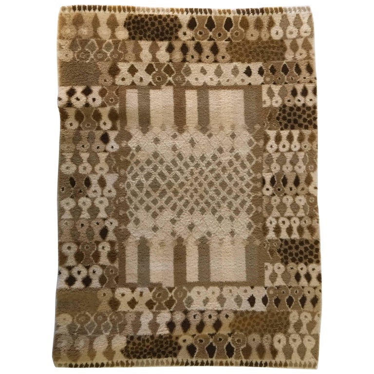 Jacques Borker rug, ca. 1952, offered by Modest Designs