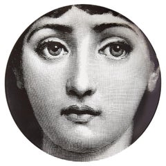 Piero Fornasetti Tema e Variazioni Porcelain Plate #1