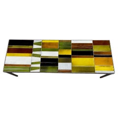 Ceramic Coffee Table by Roger Capron, France, Circa 1960s