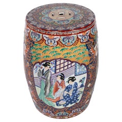 Ceramic Hand Painted Chinese Garden Stool