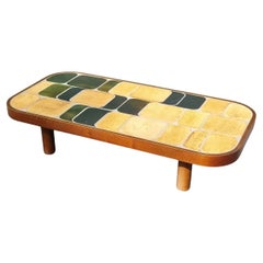 Ceramic "Shogun" coffee table by Roger Capron, Vallauris, 1970's