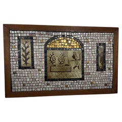 David Holleman 1960's Mosaic Wall Art... Classic Modernist 