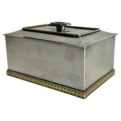 Elegant box in pewter and brass in Swedish Grace from GAB in 1937