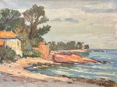 Mare a Saint Raphaël di Ernest Voegeli - Olio su tela 46x61 cm