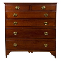 Federal Style Mahogany Chest of Drawers with Lift Top