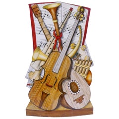 Fornasetti Umbrella Stand with Music Theme, Milano, circa 1980