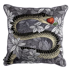 Fornasetti Silk Cushion Peccato Originale Original Sin