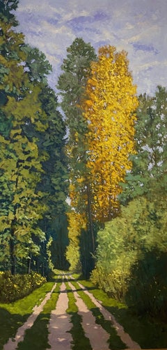 "Path in the Forest" after Claude Monet, Painting, Oil on Canvas