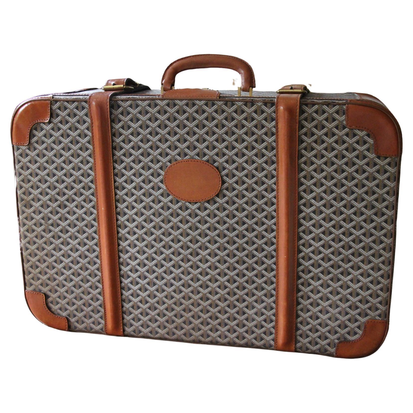 Goyard Suitcase, Goyard Steamer Trunk