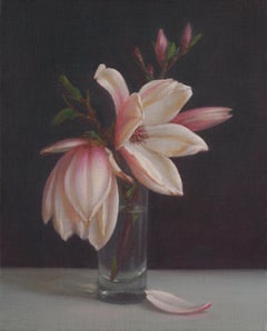 Magnolia. Pittura ad olio originale