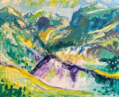 Paysage 128 (Utah) par Jean Krille - Huile sur toile 51x60 cm