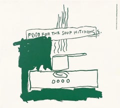 Basquiat Food for the Soup Kitchens poster 1983