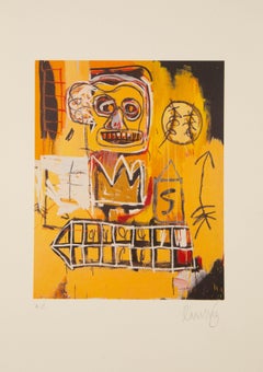 Jean-Michel Basquiat ( American, 1960 - 1988 ) "Untitled" A.P. Lithograph